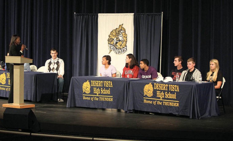 Desert Vista signings